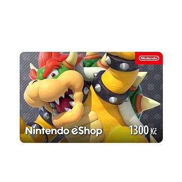 Karta na e-shop Nintendo 1300Kč