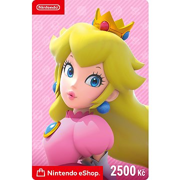 

Karta na e-shop Nintendo 2500Kč