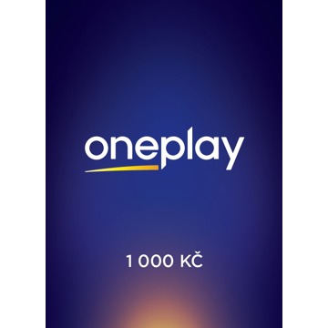 Oneplay předplacená karta 1000Kč