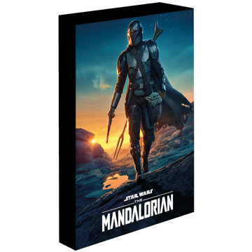 

Mandalorian, 30 × 40 cm - LED svítící obraz