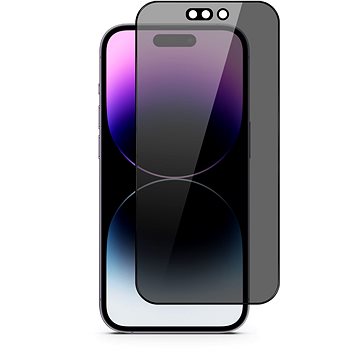Epico Edge to Edge ochranné sklo s privátním filtrem pro iPhone 14 Pro