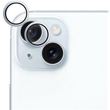 

Epico hliníkové ochranné sklo na čočky fotoaparátu pro iPhone 15 / 15 Plus - modrá