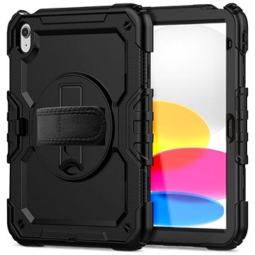 

Epico outdoorový obal pro Apple iPad 10,9" (2022) s držákem a ochrannou fólií - černá