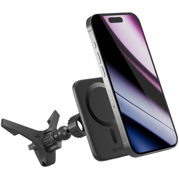 

Epico Qi2 Mag+ bezdrátová autonabíječka - černá