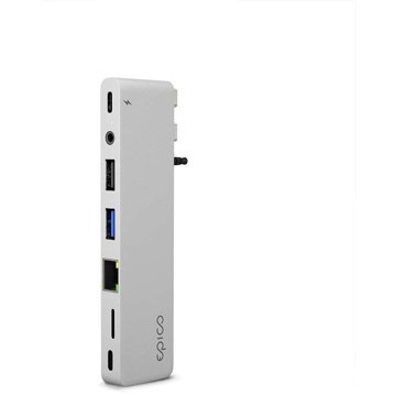

Epico USB-C Hub Pro III - stříbrná