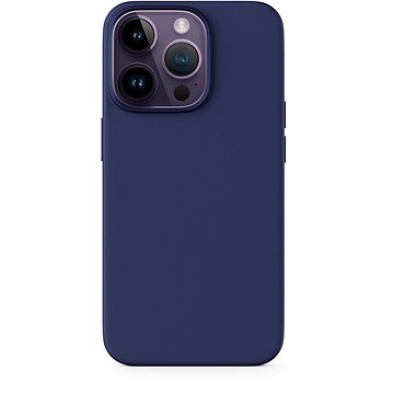 

Epico silikonový kryt pro iPhone 14 Pro s podporou uchycení MagSafe - modrý