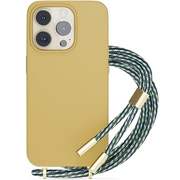 

Epico silikonový kryt se šňůrkou pro iPhone 13 / 14 - pískový