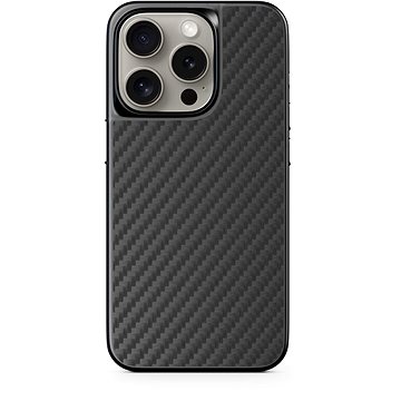 

Epico Mag+ Hybrid Carbon kryt pro iPhone 15 Pro s podporou MagSafe - černý