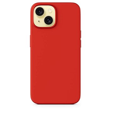 

Epico Mag+ silikonový kryt pro iPhone 15 Plus s podporou MagSafe - tmavě červený