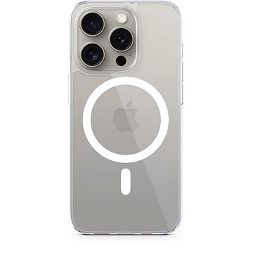 

Epico Mag+ Hero kryt pro iPhone 15 Pro s podporou MagSafe - transparentní