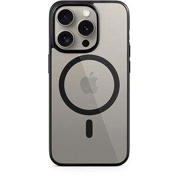 

Epico Mag+ Hero kryt pro iPhone 15 Pro Max s podporou MagSafe - transparentní černá