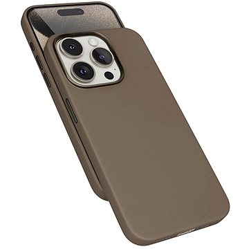 

Epico Mag+ kožený kryt iPhone 15 Pro Max - pískový