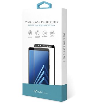 Epico Glass 2.5D pro Huawei P Smart S - černé - Ochranné sklo