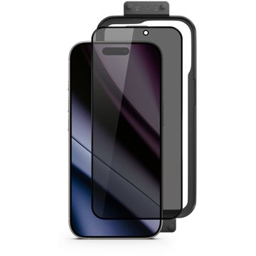 Epico Privacy 3D ochranné sklo pro s instalačním rámečkem iPhone 16 Pro