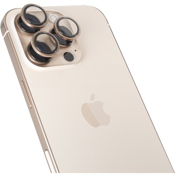 

Epico hliníkové ochranné sklo na čočky fotoaparátu pro iPhone 16 Pro/16 Pro Max - pouštní titan