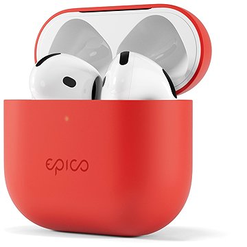 

Epico Silicone Cover Airpods 4 - červená