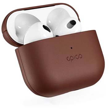 

Epico Leather Case Airpods 4/4 (ANC) - hnědá