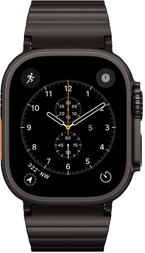 

UNUM titanový řemínek pro Apple Watch 38/40/41/42mm - černá
