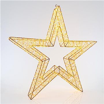 

EUROLAMP Vánoční dekorace - svítící hvězda, 70 cm