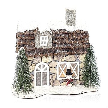 

EUROLAMP Vánoční dekorace - osvětlený dekorativní domeček, 26 x 15 x 26 cm