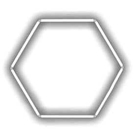 

Escape6 Kompletní LED hexagonové svítidlo bílé 6500 K, rozměr 1 element 97 × 84 cm