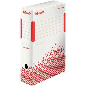 

ESSELTE Speedbox, 10 x 25 x 35 cm, bílo-červená