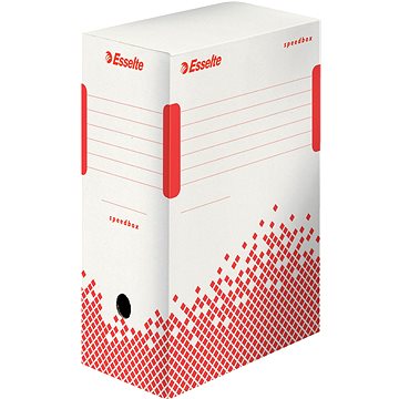 

ESSELTE Speedbox, 15 x 25 x 35 cm, bílo-červená
