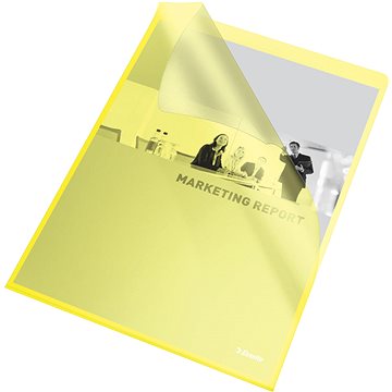 

ESSELTE STANDARD L A4, 115 mic, transparentní žlutá - balení 25 ks