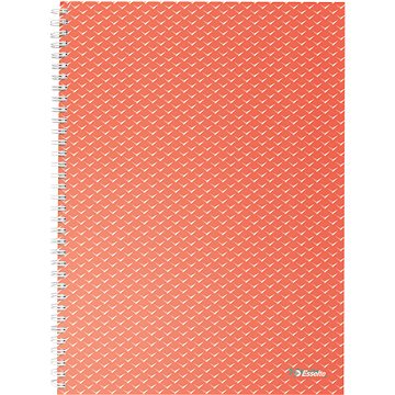 

ESSELTE Colour Breeze A4, 80 listů, linkovaný, korálový