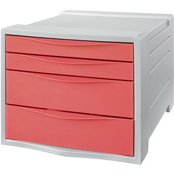 

ESSELTE Colour Breeze A4, 4 zásuvky, korálový
