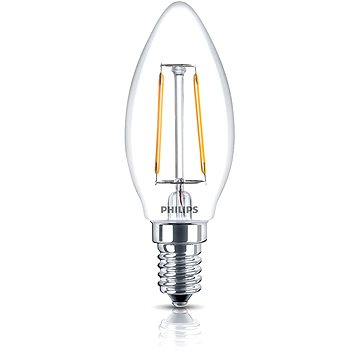 

Philips LED Classic 2,3-25W, E14, 2700K, Čirá