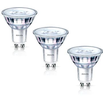 

Philips LED Classic spot 4.6-50W, GU10, 2700K, set 3ks