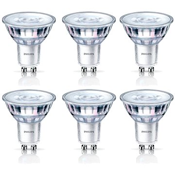

Philips LED Classic spot 4.6-50W, GU10, 2700K, set 6ks