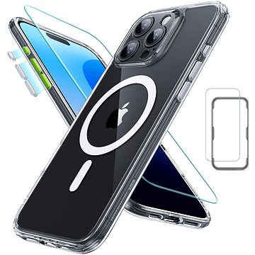 

ESR Classic Pro Case (HaloLock) Set, Compatible with iPhone 16 Pro, Clear