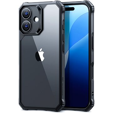 

ESR Air Armor Clear Case, Compatible with iPhone 16, Clear Black