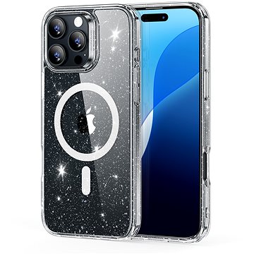 

ESR Classic Hybrid Case (HaloLock), Compatible with iPhone 16 Pro, Clear Shimmer