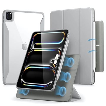 

ESR Rebound Hybrid Case 360, Compatible with iPad Pro 13 (2024), Grey