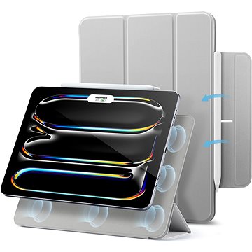 

ESR Rebound Magnetic Case, Compatible with iPad Pro 11 (2024), Grey