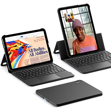 

ESR Ascend Keyboard Case, Compatible with iPad 10, DE Layout, Black