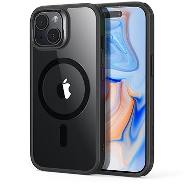 

ESR Classic Hybrid Case (HaloLock), Compatible with iPhone 15 Plus, Clear Black