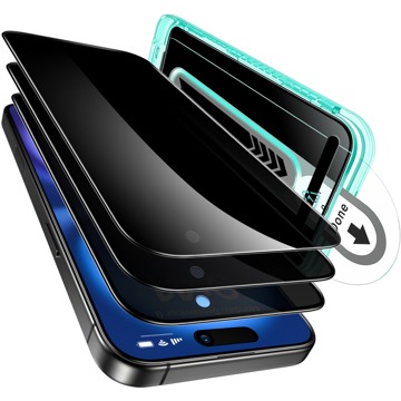 

ESR Privacy Screen Protector, Compatible with iPhone 16 Plus, 3 Pack