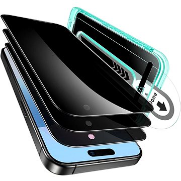

ESR Privacy Screen Protector, Compatible with iPhone 16 Pro, 3 Pack