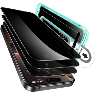 

ESR Privacy Screen Protector, Compatible with iPhone 16 Pro Max, 3 Pack