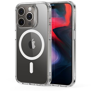 

ESR Classic Hybrid Case (HaloLock), Compatible with iPhone 15 Pro, Clear