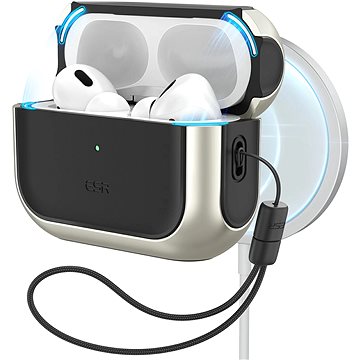 

ESR Orbit Hybrid Case with HaloLock for AirPods Pro 2022 - Titanium