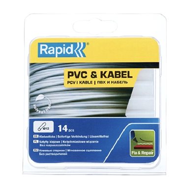 

RAPID Tyčinky lepící O12 x 94 mm, PVC a kabely, 14ks, blistr