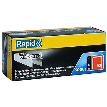 

RAPID Spony 53/6mm, 5000ks, krabička