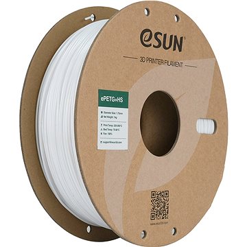 eSUN ePETG+HS 1kg Solid White