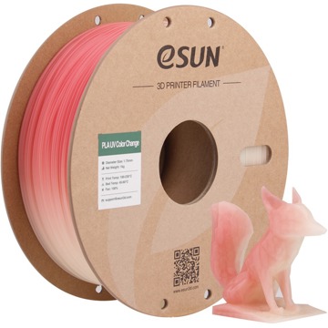 

ESUN PLA-UV Color Change, 1kg UV change Red