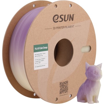 

ESUN PLA-UV Color Change, 1kg UV change Purple